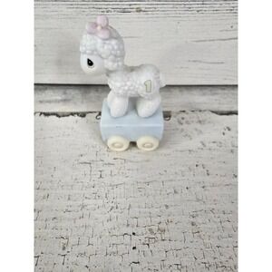 Precious Moments Happy Birthday Little Lamb 1 Birthday Train Figurine 15946 1985
